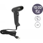 DeLOCK USB Barcode Scanner 1D und 2D mit Anschlusskabel (90557)