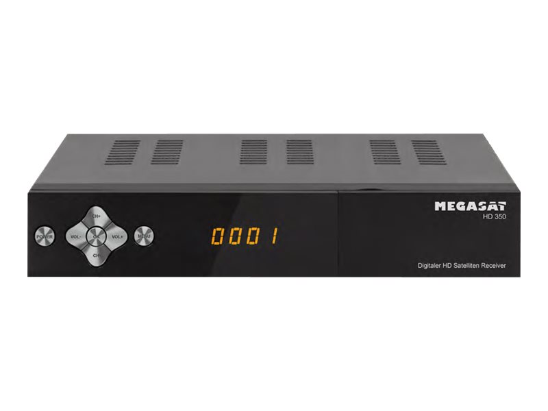 Megasat HD 350 Satelliten-TV-Empfänger Full HD Schwarz