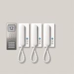 Siedle SET CA 812-3 E/W Edelstahl - Weiß (210008740-00)