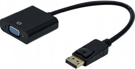 EXERTIS CONNECT DisplayPort 1.2 zu VGA Konverter + Audio Stereo , DisplayPort Stück / VGA Bu., aktiv