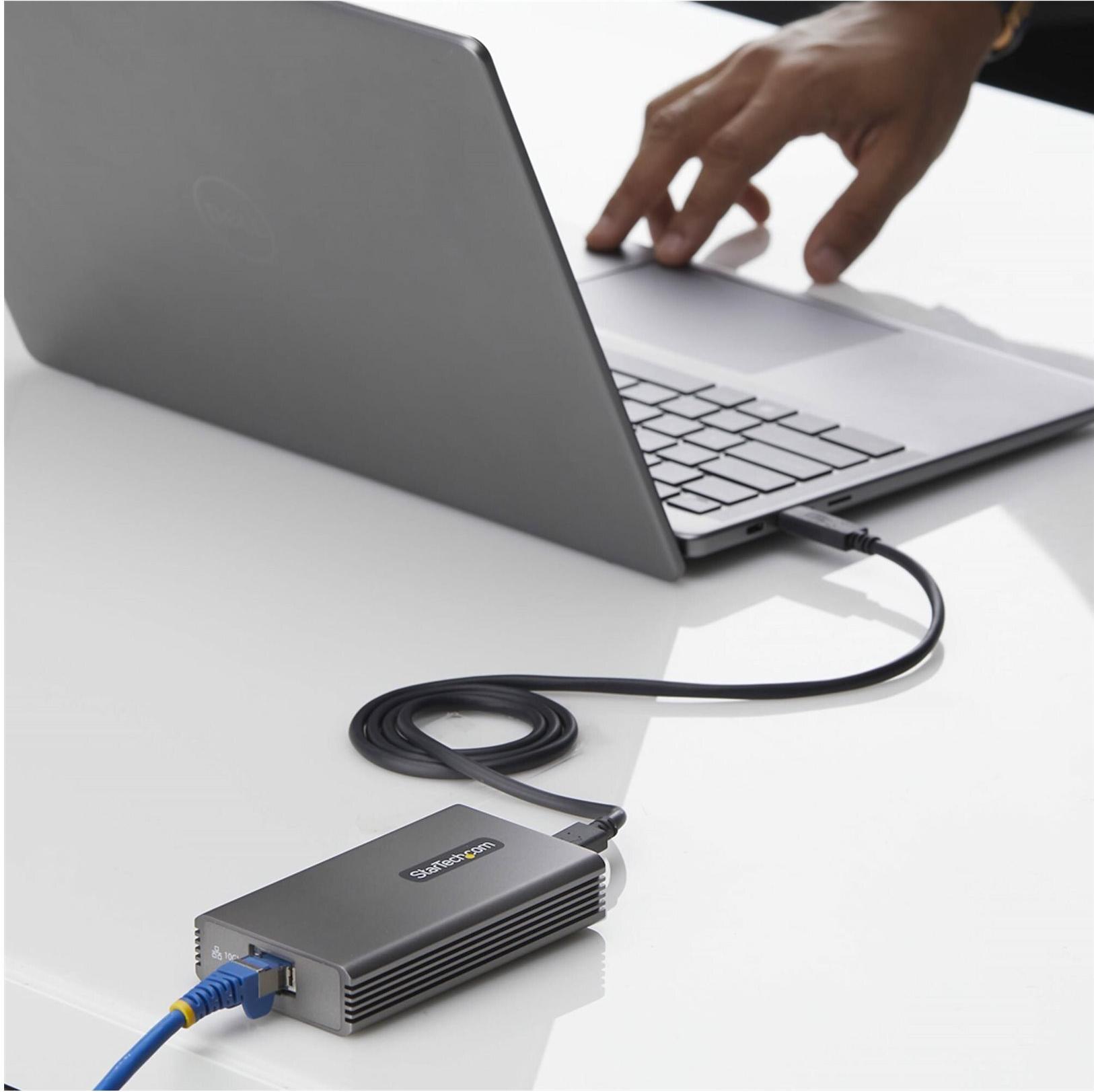StarTech.com USB4-10GBE-ETHERNET Netzwerkadapter USB4 / Thunderbolt 5 10GBase-T Grau