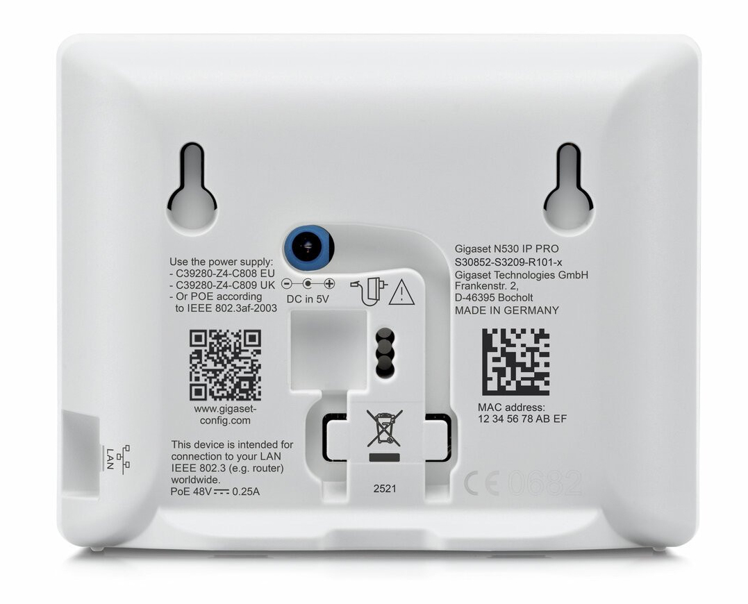 Gigaset N530 IP PRO DECT-Basisstation Weiß