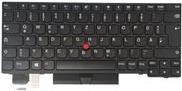 Lenovo Chicony - Ersatztastatur Notebook - mit Trackpoint, UltraNav - QWERTZ - Deutsch - Schwarz - FRU (01YP012)