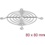 Delock Lüftergitter 80 x 80 mm silber (67306)