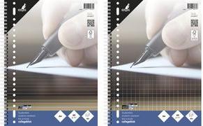 kangaro Collegeblock, DIN A4, kariert, 80 Blatt 10 mm kariert, 23-fach gelocht, 60 g/qm, ohne Rand, - 1 Stück (K-5574)