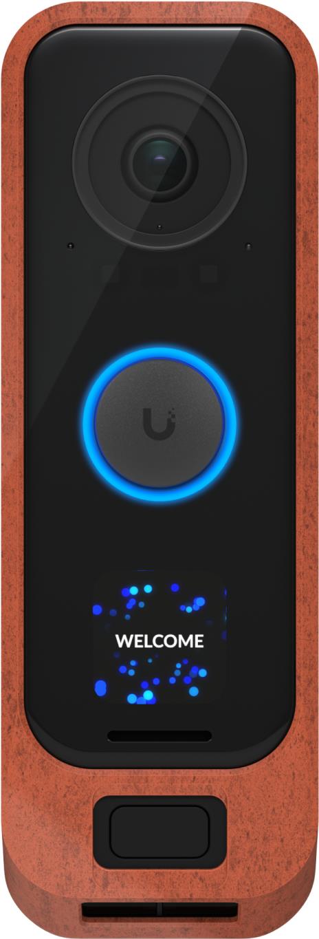Ubiquiti G4 Doorbell Pro Cover Braun Polycarbonat (PC) 1 Stück(e) (UACC-G4-DB-PRO-COVER-BRICK)