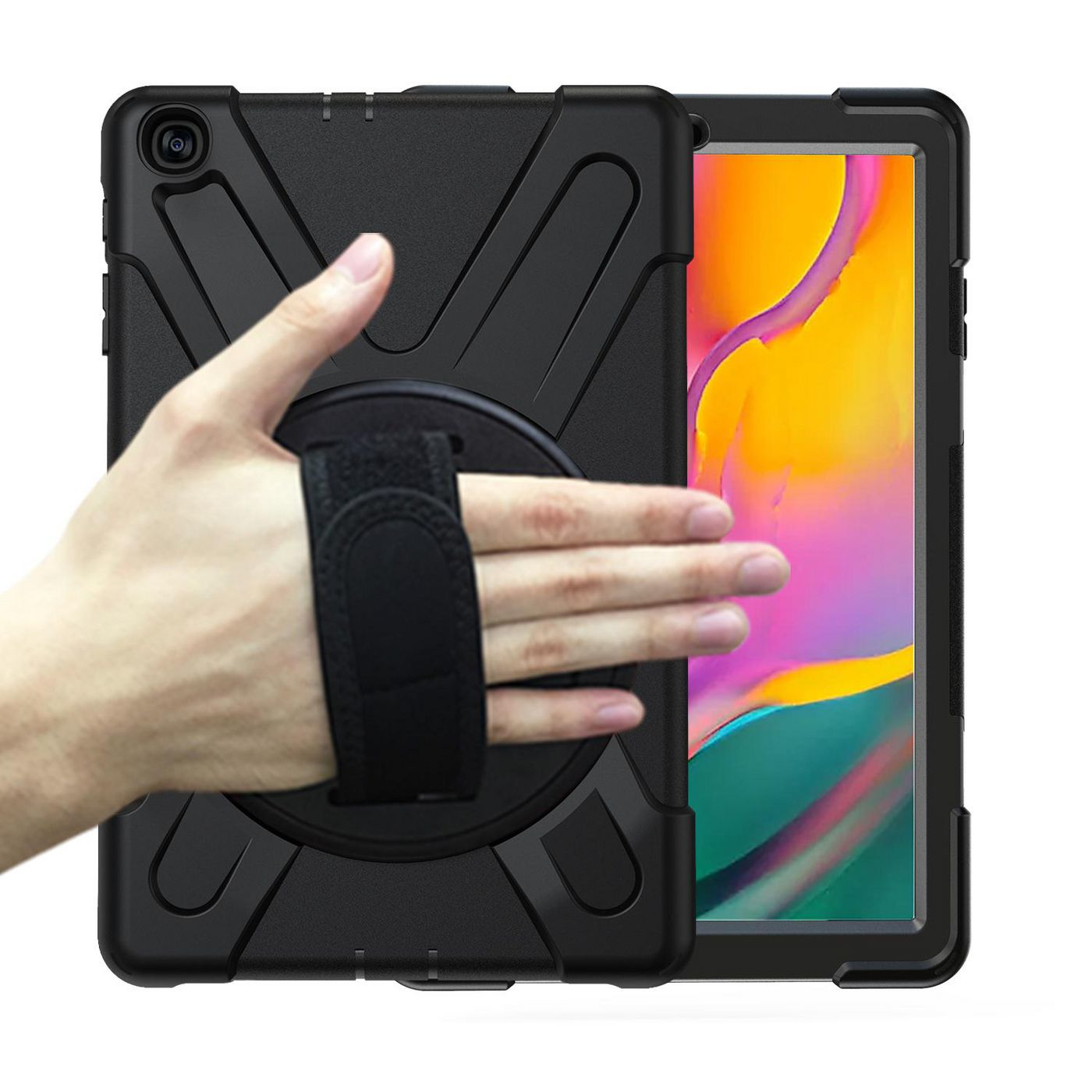 eSTUFF Defender Case für Samsung Galaxy Tab A (2019) 10,1" Schwarz