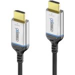 FIBERX FX-I380-005 - 5m HDMI 8K Glasfaser Verbindungskabel HDMI v2.1 48Gbps für Auflösungen bis zu 8K UltraHD-2 60Hz schwarz (FX-I380-005)