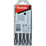 MAKITA B-49074 - HM Bohrer-Set V-PLUS Nr. 3 für Kombihammer HR2470 (50,0 / 100 mm Arbeitslänge | 5-teilig) (B-49074)