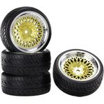 Reely 1:10 Straßenmodell Kompletträder Racing CLS Gold 1 St. (RE-6702300)