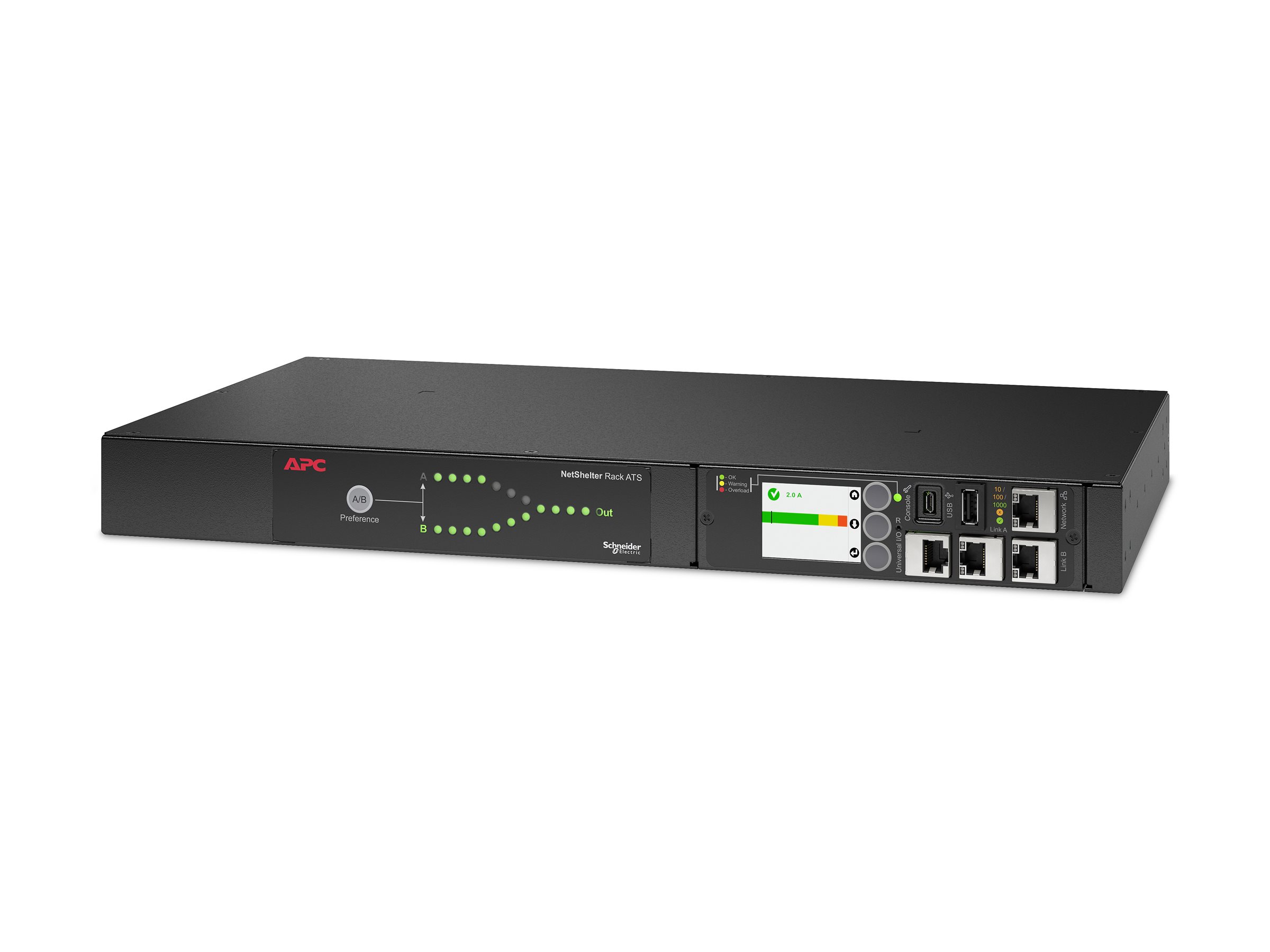 APC NetShelter AP4423A Rack ATS 3700 VA Schwarz