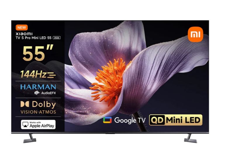 Xiaomi TV S Pro Mini LED 55 2026 - 55 Zoll 4K QD-Mini LED Smart TV, 144Hz, Android TV