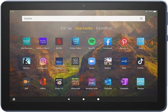 Amazon Fire HD 10 32GB Blue incl. Alexa 25,40cm (10") w/SO (2021) (B08F6BY5QG)