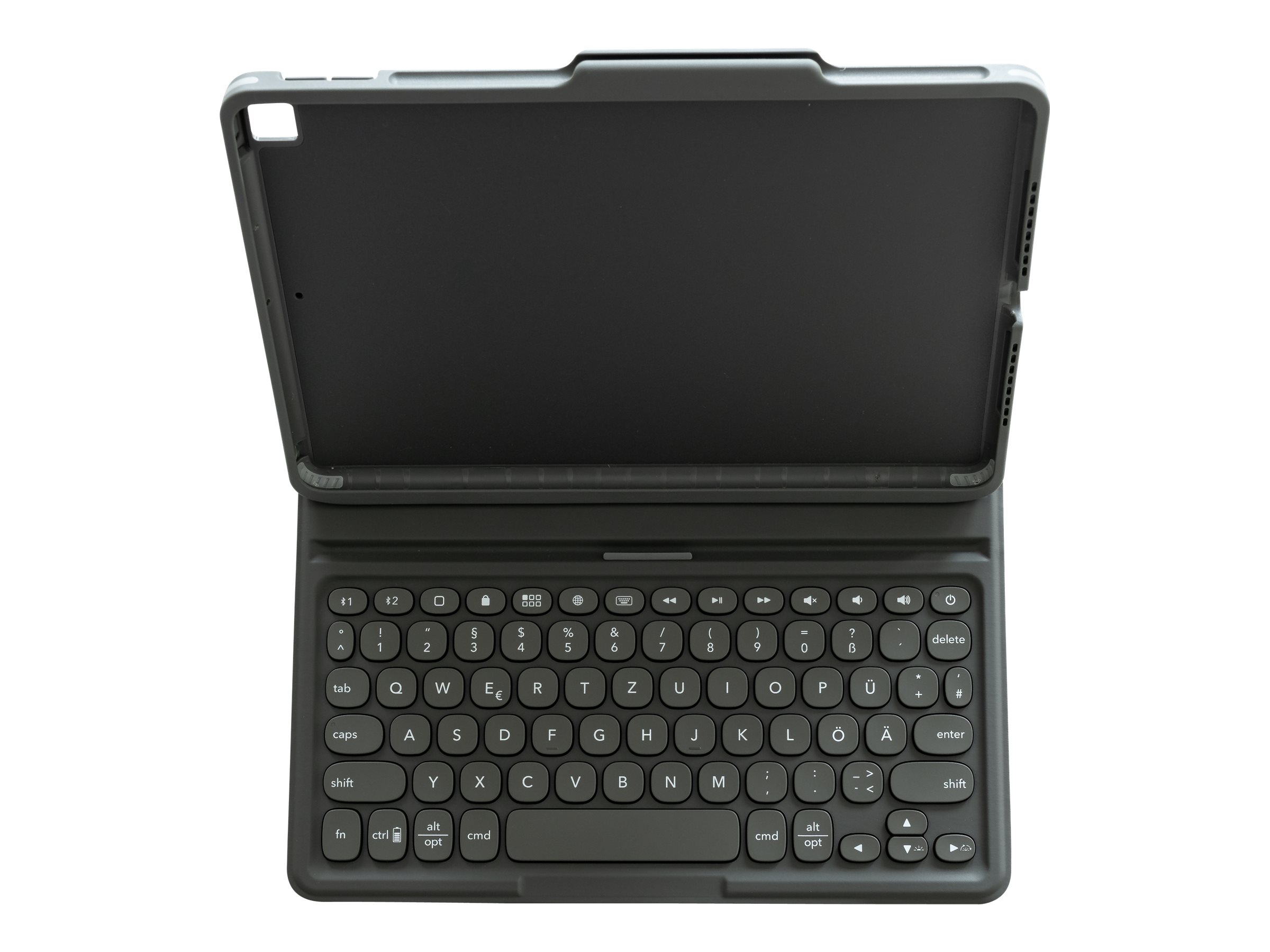 ZAGG Pro Keys Tastatur und Foliohülle für Apple iPad Air (4. & 5. Generation) 10,9" Bluetooth QWERTZ Deutsch Schwarz/Grau