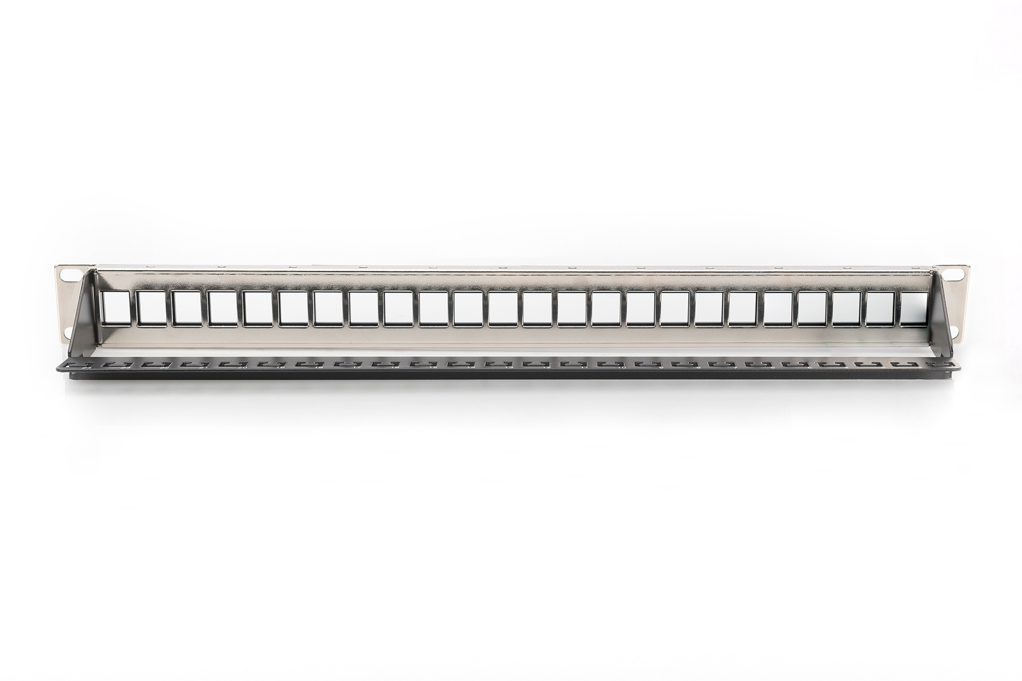 Digitus DIGITUS Professional DN-91411-LF Modulares Patchpanel 24-Port 1U 19" Schwarz, RAL 9005
