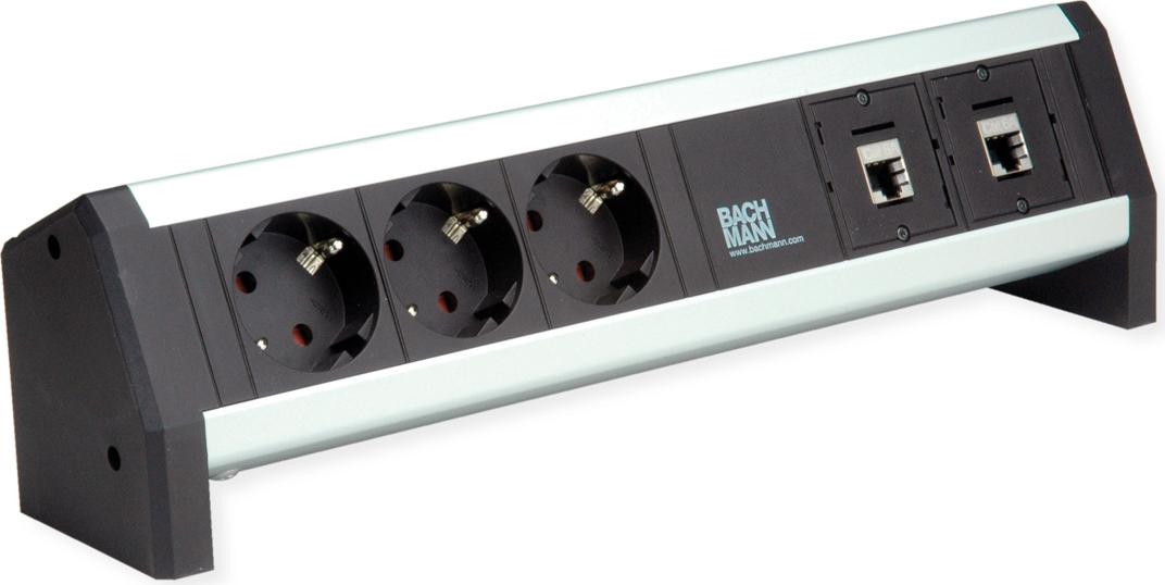 Bachmann DESK 3xCEE7/3 2x CM-CAT6A Modul (BM0010727)