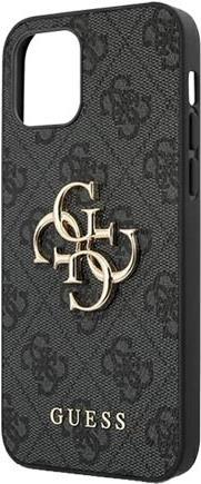 GUESS Hard Cover 4G Big Metal Logo Grey, für Apple iPhone 12 Pro Max, GUHCP12L4GMGGR (GUHCP12L4GMGGR)