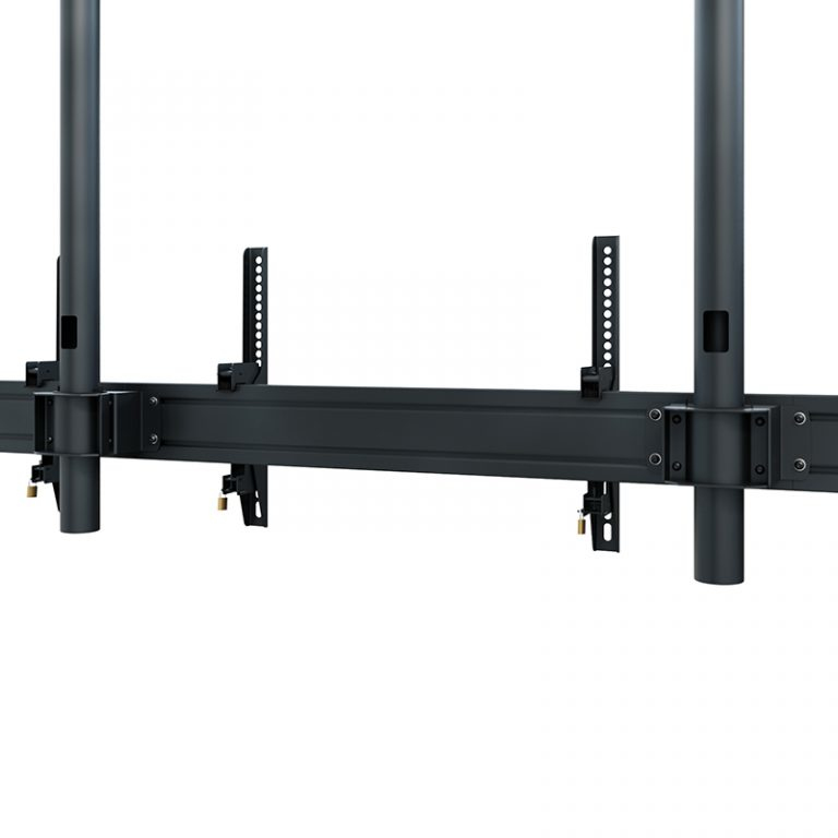 HAGOR comPROnents CPS Menuboard D4L Deckenhalterung 46-65" für 4 Displays Side-by-Side Schwarz