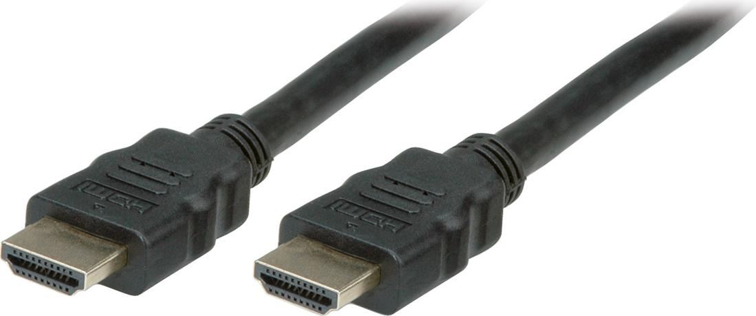 STANDARD HDMI Ultra HD Kabel mit Ethernet, ST/ST, schwarz, 2 m (S3701)