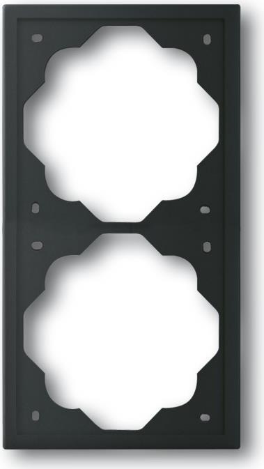 Busch-Jaeger 1754-0-4425. Produktfarbe: Schwarz, Design: Schraubenlos, Markenkompatibilität: Busch-Jaeger. Breite: 81 mm, Höhe: 157 mm, Dicke: 1,1 cm (2CKA001754A4425)