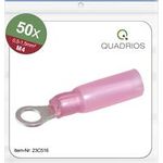 Quadrios 23C516 Ringkabelschuh Querschnitt (max.)=1.5 mm² Loch-Ø=4.3 mm Teilisoliert 50 St. (23C516)