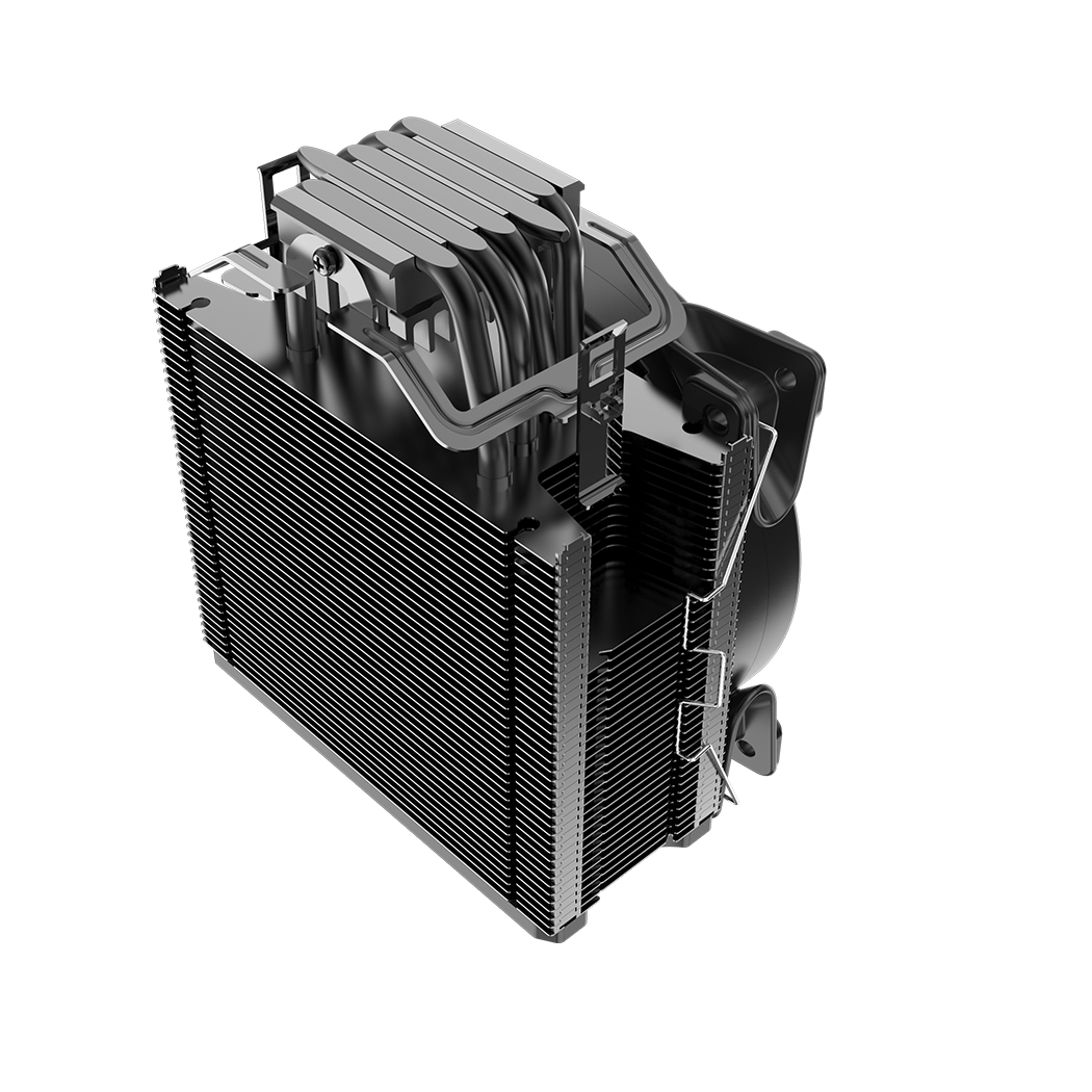 PCCOOLER GI-X6R CPU-Kühler 12 cm 1000–1800 RPM Aluminium Rot