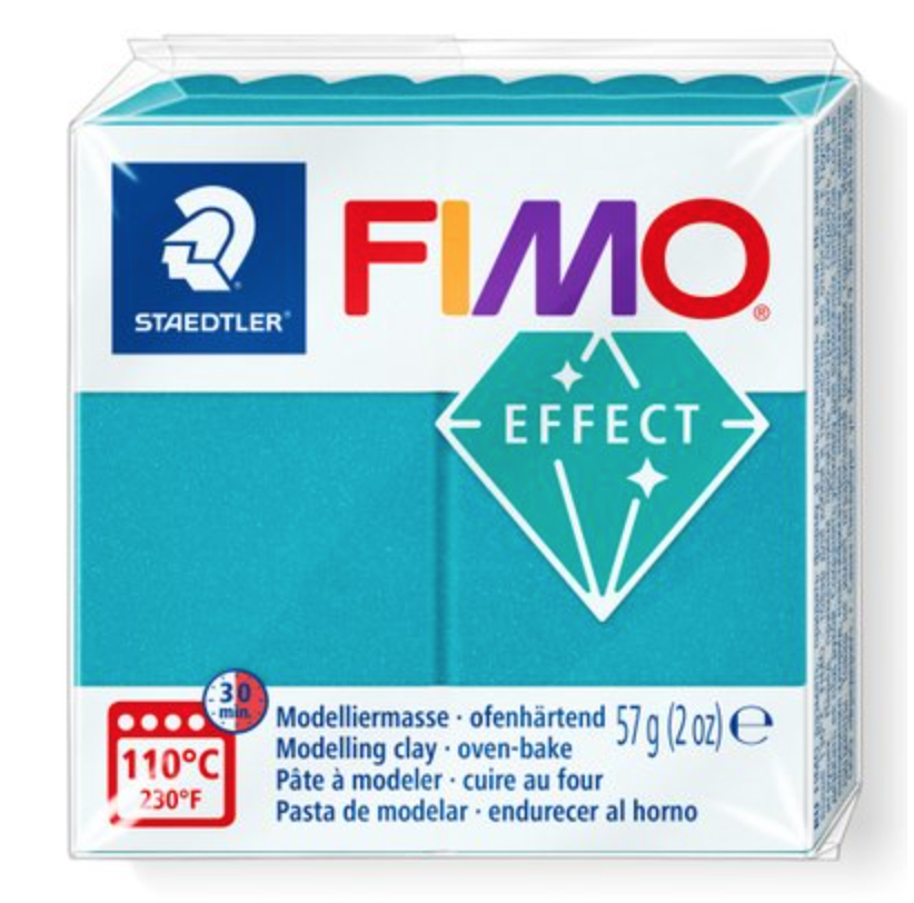 STAEDTLER Fimo effect 8010-36 Knetmasse 57 g Türkis metallic