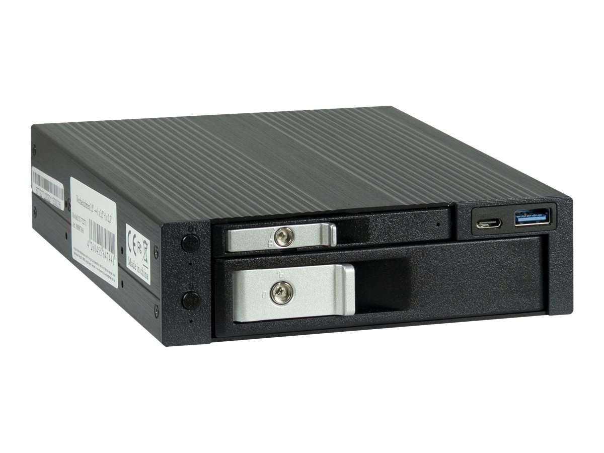 Inter-Tech ST-7227U HDD-Wechselrahmen für 2,5" und 3,5" USB 3.0 Schwarz