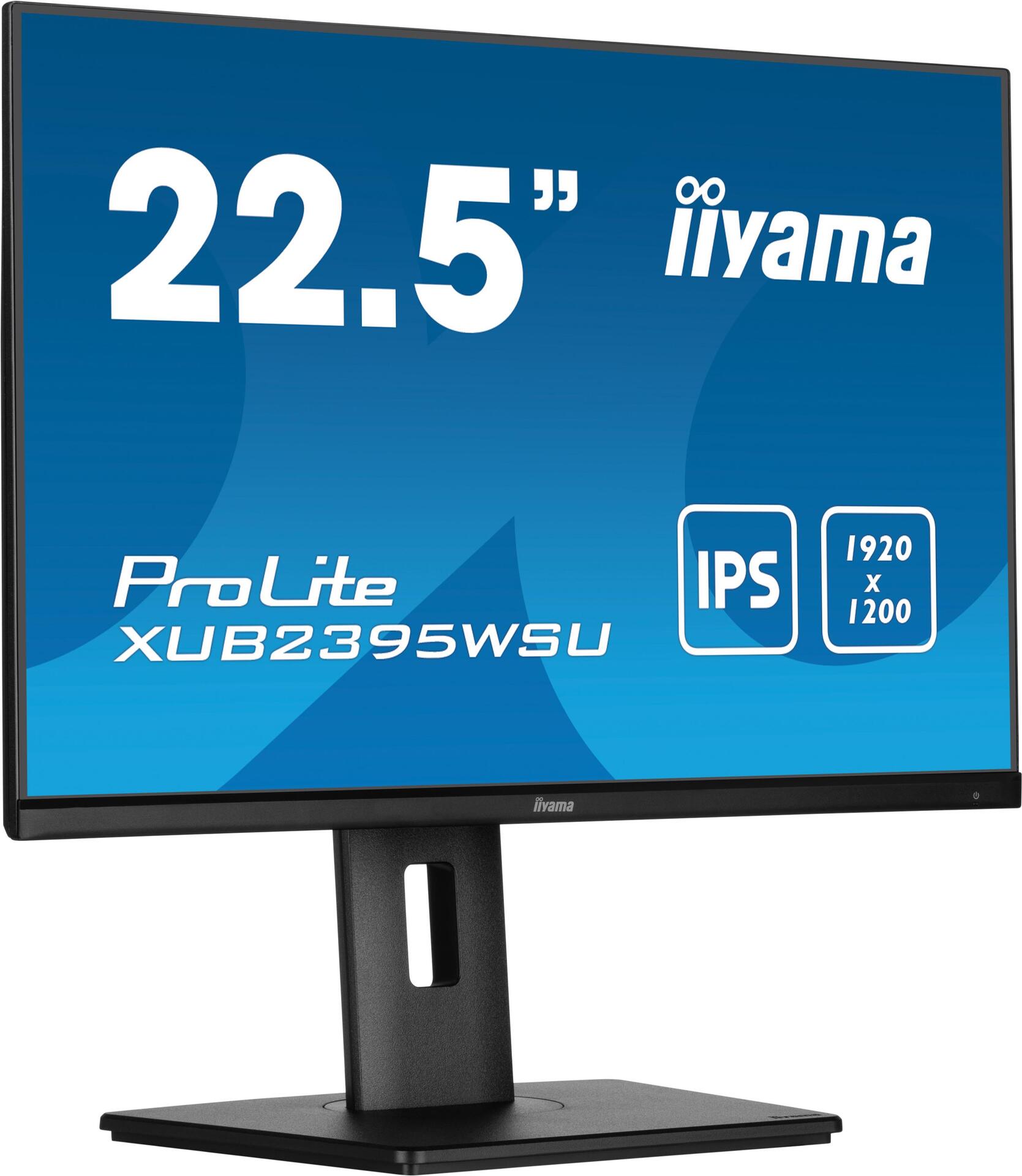 iiyama ProLite XUB2395WSU-B5 Computerbildschirm 57,1 cm (22.5") 1920 x 1200 Pixel WUXGA LCD Schwarz (XUB2395WSU-B5)