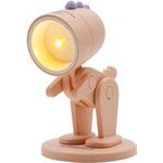 RealPower LED-Tier Taschenlampe Pink dino mit Sockel (486319)