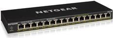 Netgear GS316P Unmanaged Gigabit Ethernet (10/100/1000) Schwarz Power over Ethernet (PoE) (GS316P-100PES)