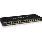 Netgear GS316P Unmanaged Gigabit Ethernet (10/100/1000) Schwarz Power over Ethernet (PoE) (GS316P-100PES)