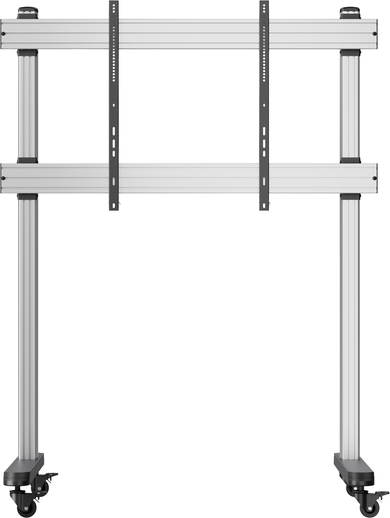 SpeaKa Professional SP-DS-200 TV-Rollwagen für 70-120 Zoll Displays mit Diebstahlschutz, 150 kg