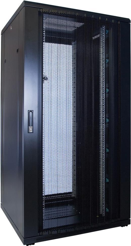 DSIT 32 HE 19” Serverschrank, mit perforierter Fronttür (BxTxH) 800 x 800 x 1600mm (DS8832PP)