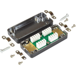 Anschluss-/Verbindungsbox Cat. 6A /Cat.7 Rohkabel, LSA, geschirmt, metallisiertes Gehäuse, Good Connections (GC-N0152)