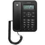Motorola CT202 Analoges Telefon Anrufer-Identifikation Schwarz (107CT202BLACK)