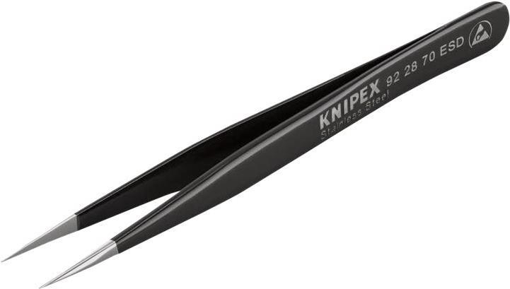 Knipex 92 28 70 ESD Präzisionspinzette Spitz, fein 110 mm