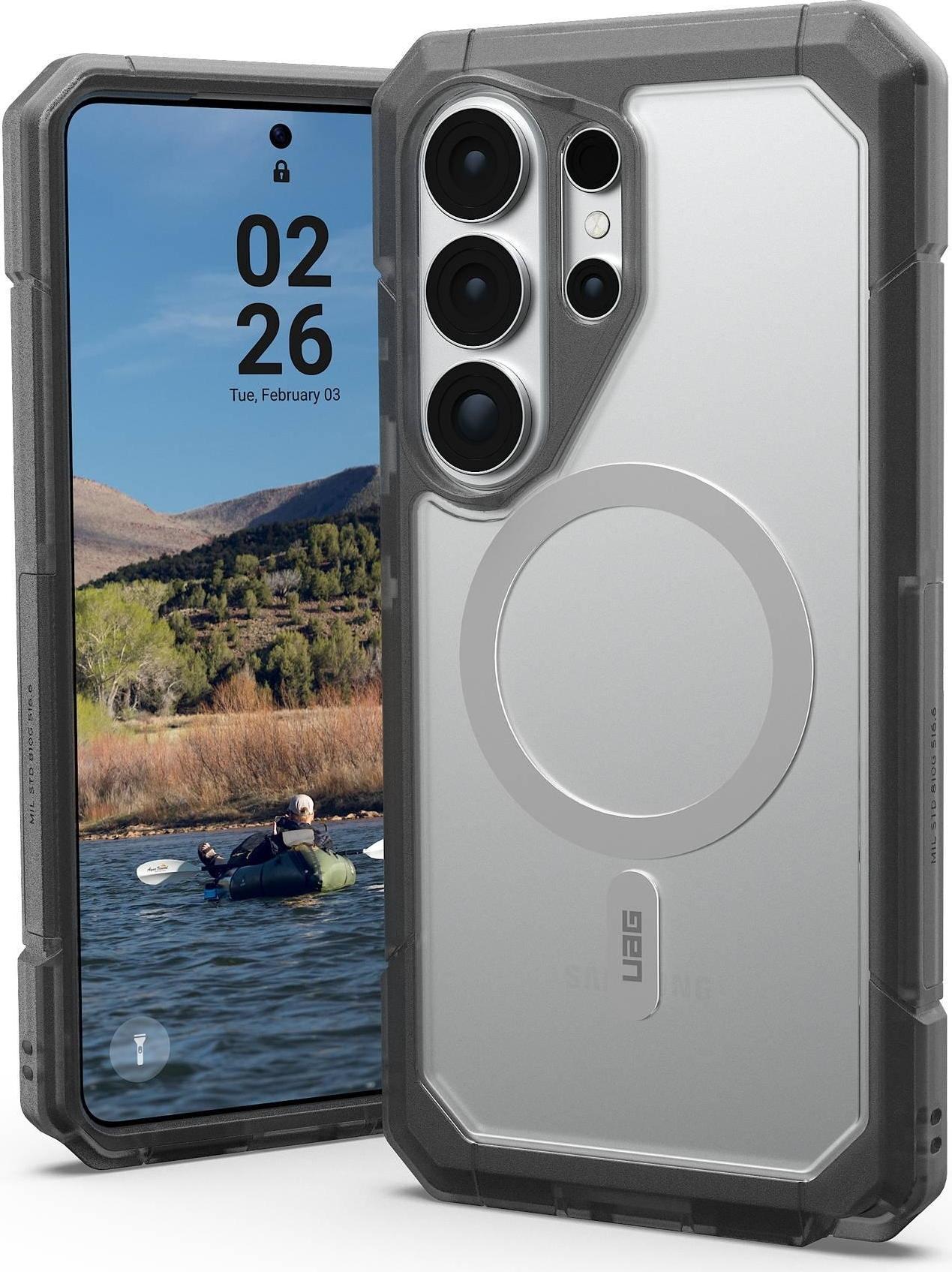 UAG Urban Armor Gear Trooper Case mit Magnet-Modul | Samsung Galaxy S26 Ultra | transparent/ash (grau) | 214516114G31 (214516114G31)