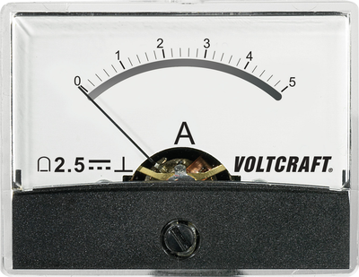 Voltcraft AM-60X46/5A/DC Einbau-Messgerät AM-60X46/5A/DC 5 A Drehspule (AM-60X46/5A/DC)