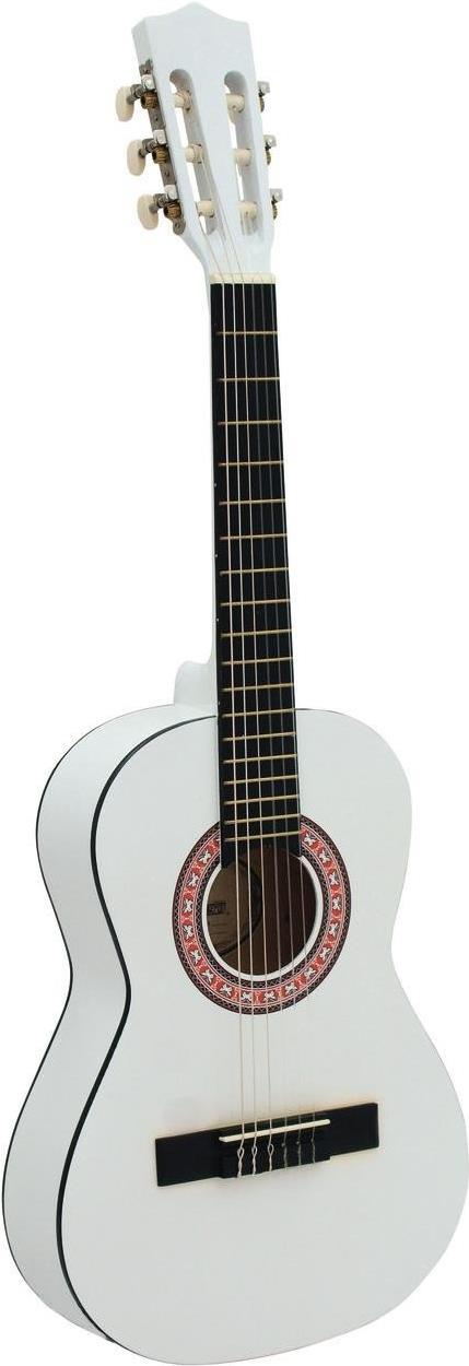 DIMAVERY AC-303 Klassikgitarre 1/2, weiß (26242051)