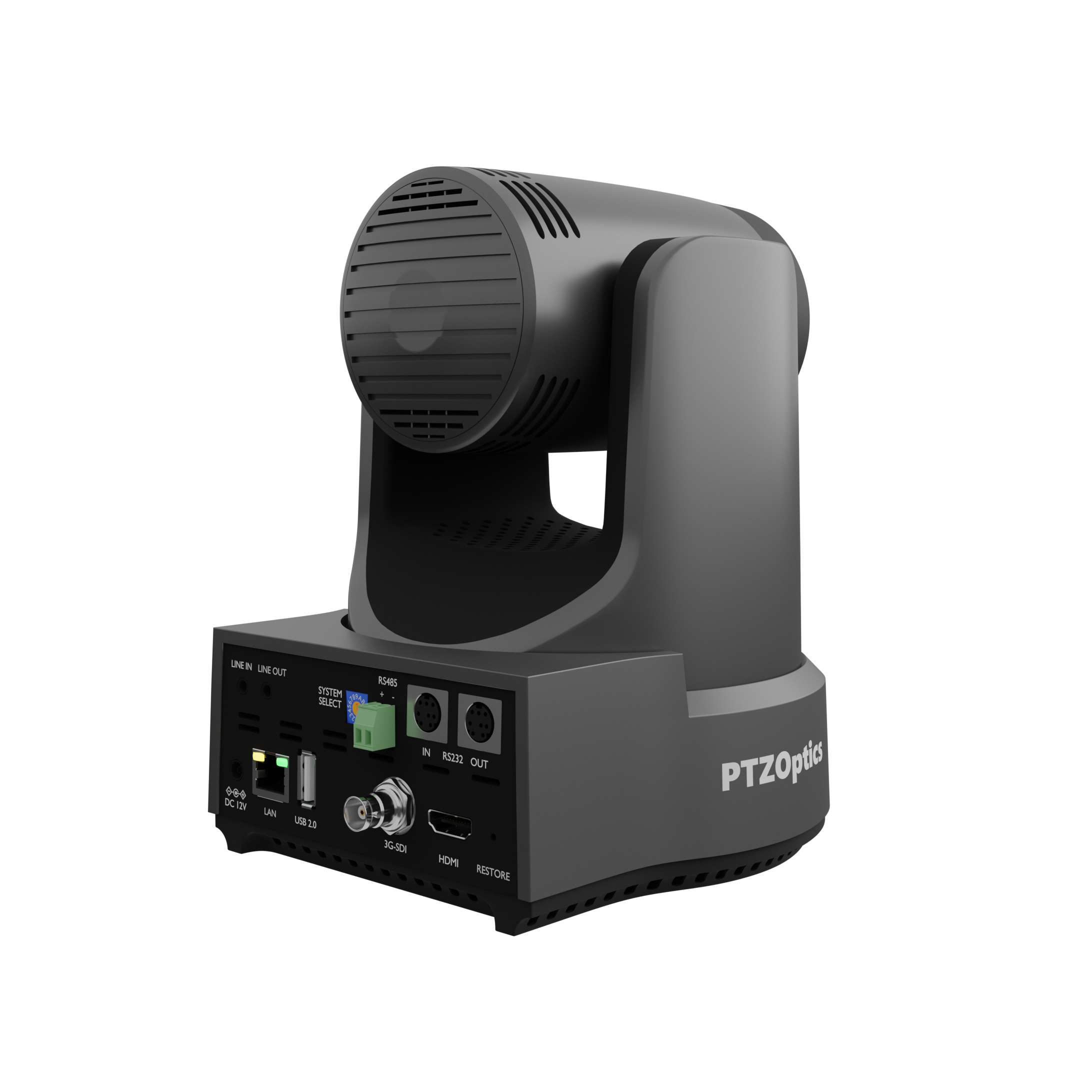 PTZOptics Move SE PT20X-SE Turret IP-Sicherheitskamera 1920 x 1080 Grau