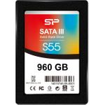 Silicon Power SSD 960GB 2.5" SATAIII S55 7mm Black for Gam (SP960GBSS3S55S25)