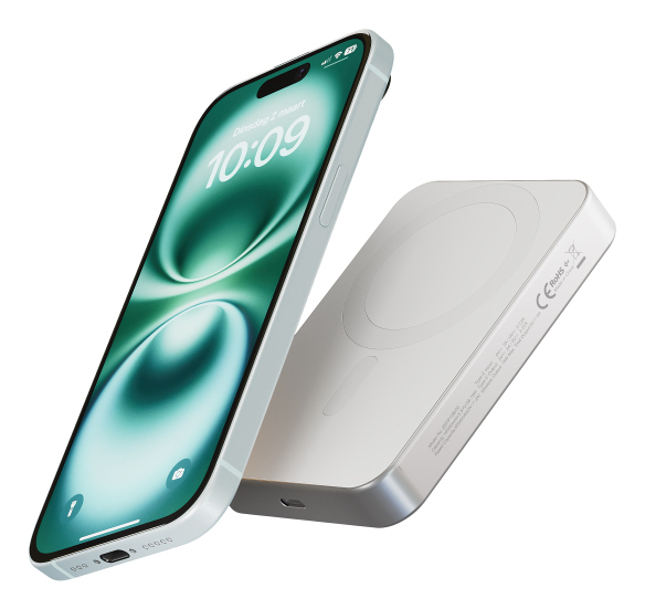 Zens ZENS Pro 1 10000 mAh 15 Watt Powerbank Weiß