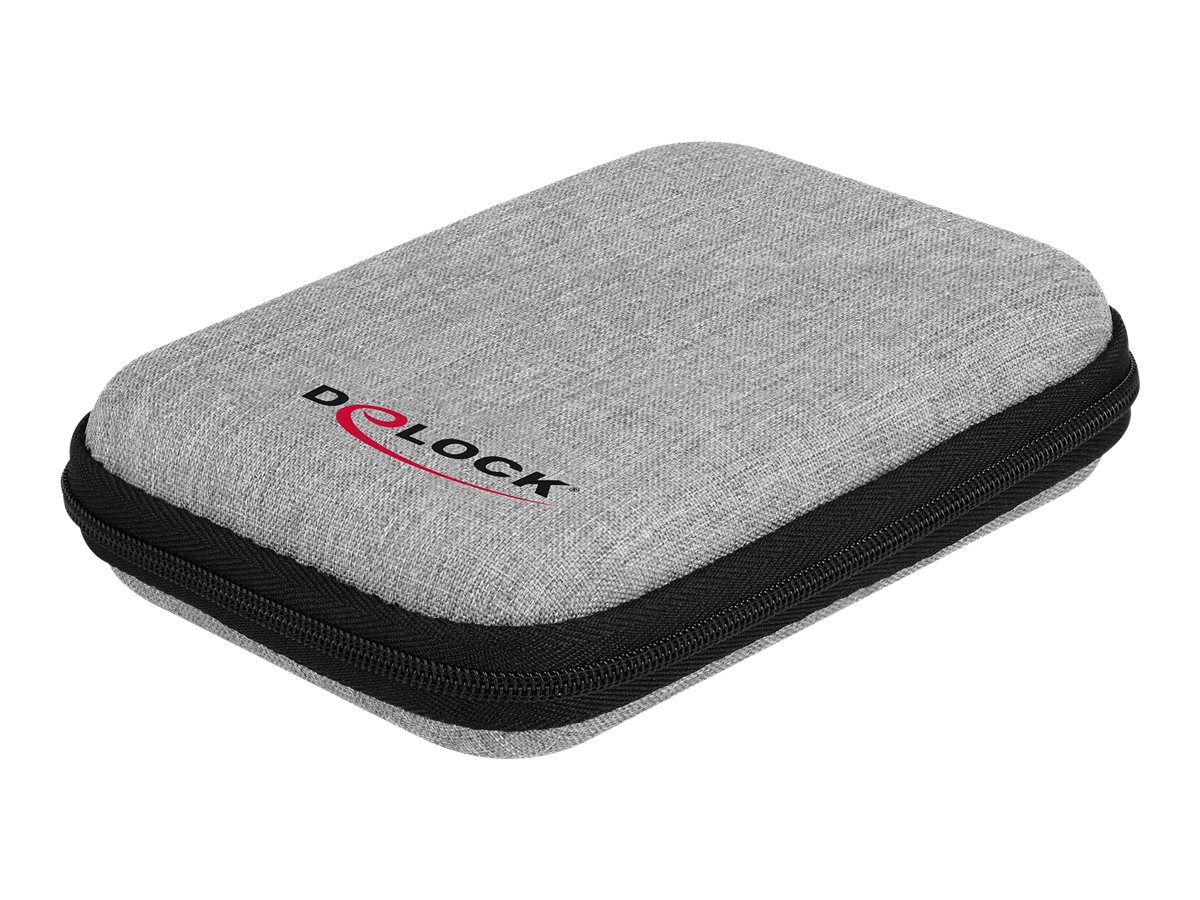 Delock Protection Bag für 2.5" SSDs und Festplatten Grau, Schwarz