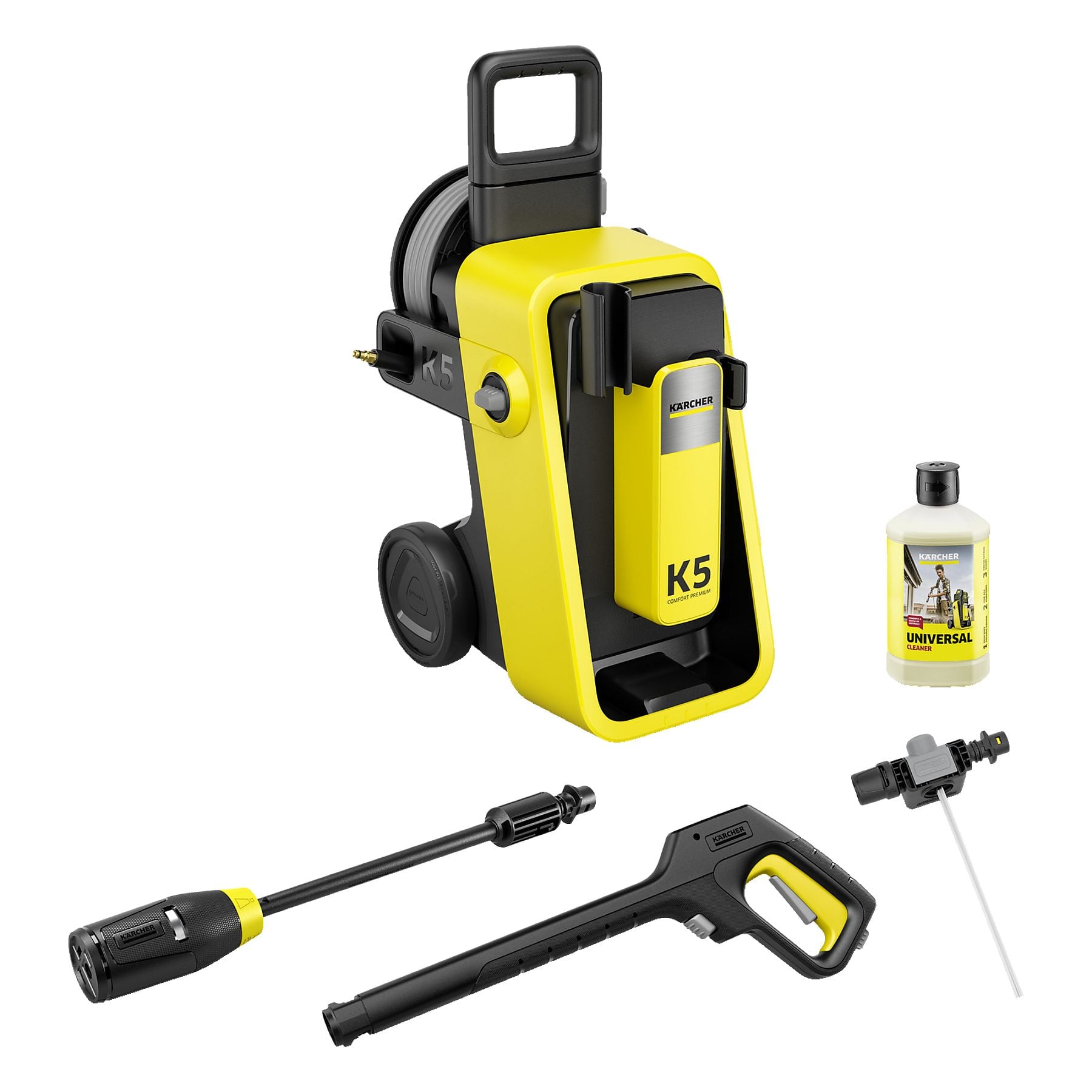 Kärcher K 5 Comfort Premium Hochdruckreiniger 145 bar 500 l/h Senkrecht Gelb