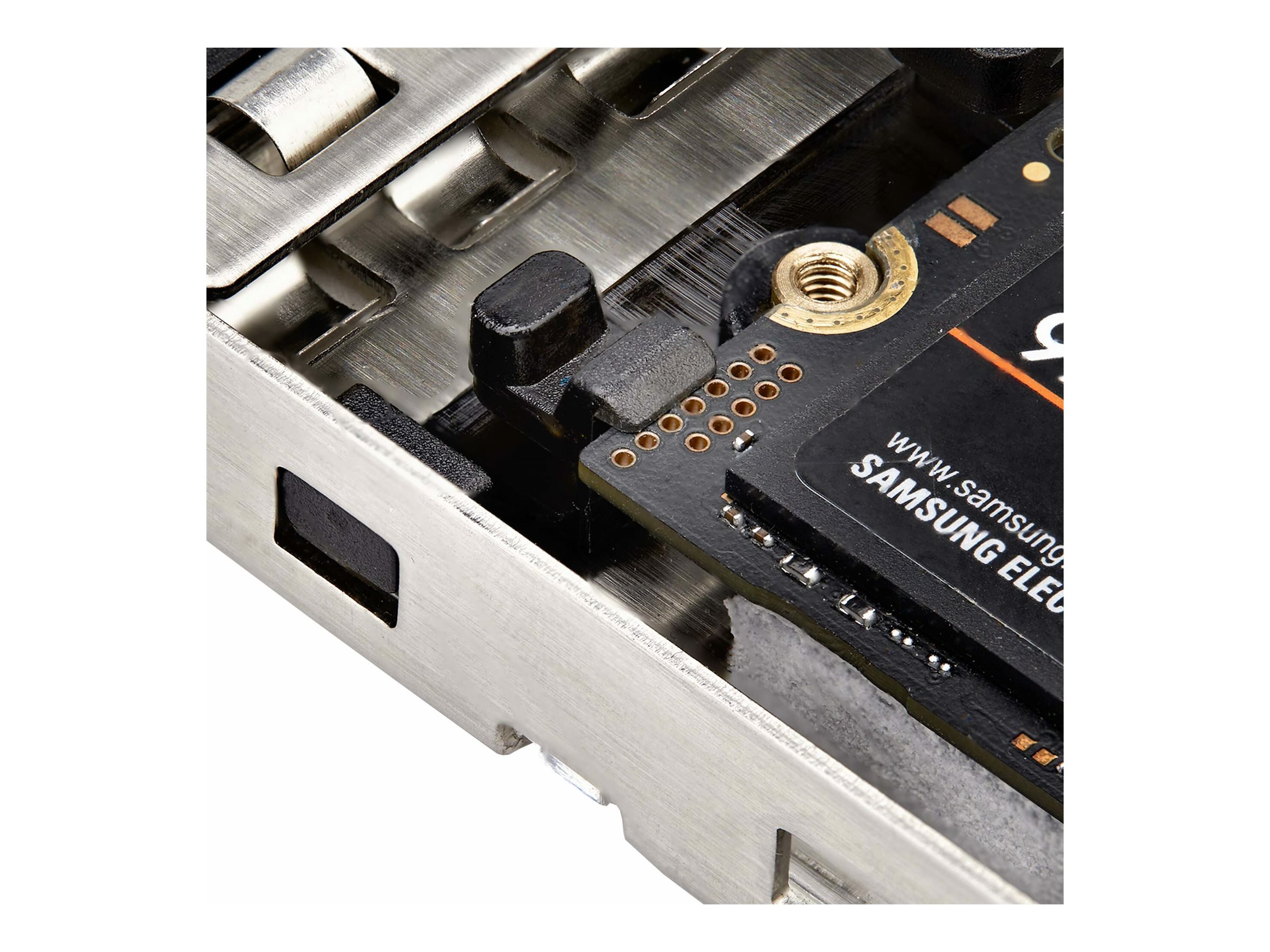 StarTech.com M.2 NVMe SSD Laufwerkseinschub TR-M2-REMOVABLE-PCIE PCIe 4.0 Hot-Swap Schwarz, Silber