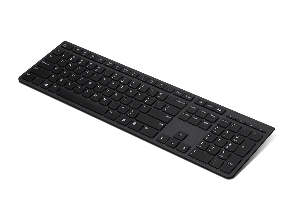 Lenovo 4Y41K04031 Tastatur RF Wireless + Bluetooth US International Grau (4Y41K04068)