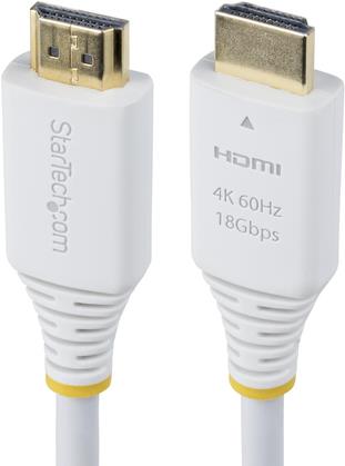 StarTech.com 6ft (1.8m) Premium Certified High Speed HDMI Cable, 4K60Hz (HDMI2-CABLE-4K60-6FW)