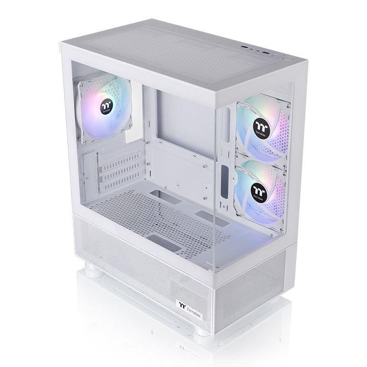 Thermaltake View 170 TG ARGB Mid Tower Systemgehäuse Micro ATX Snow