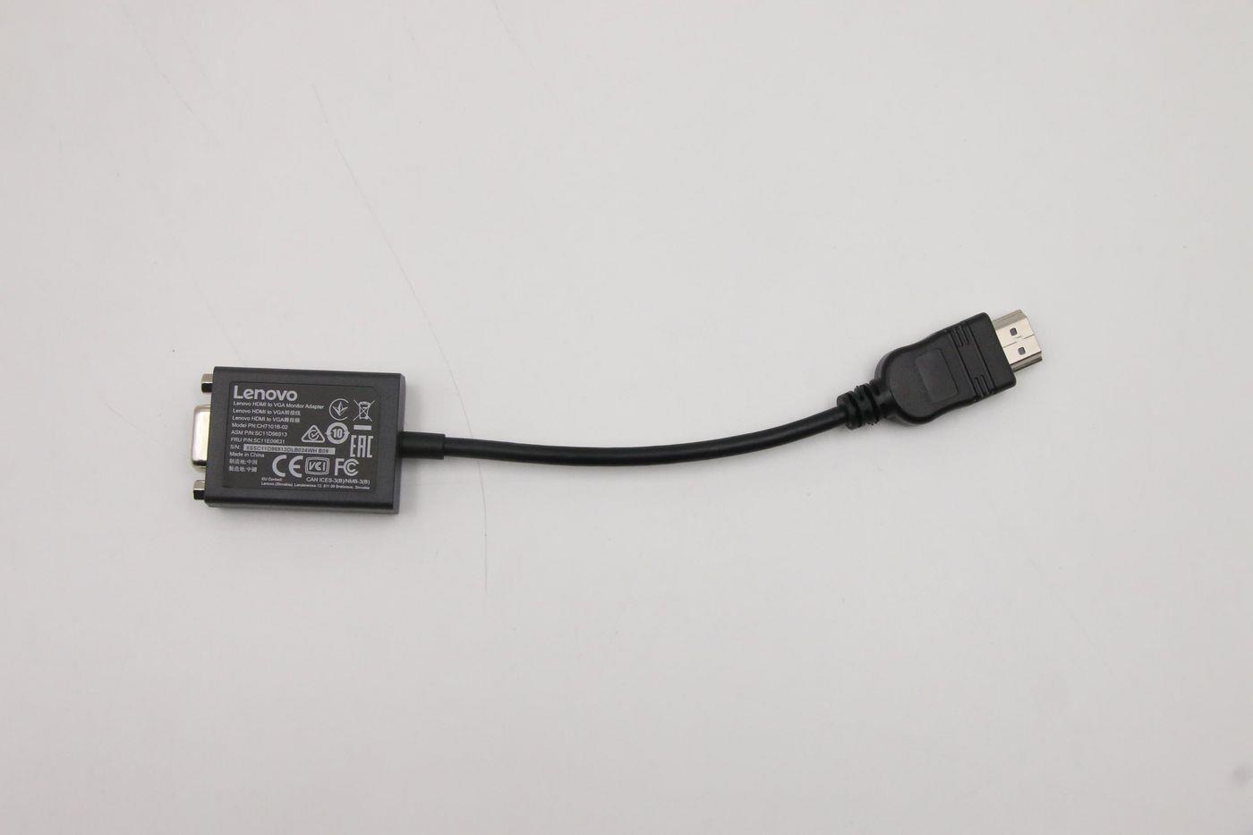 Lenovo CABLE HDMI to VGA monitor adapter (5C11E09631)